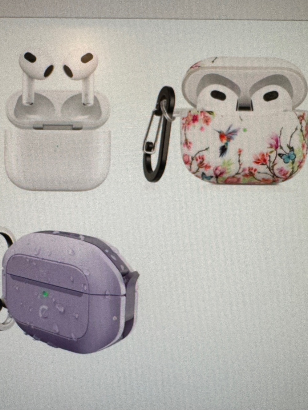 AirPods 3rd Gen + two cases